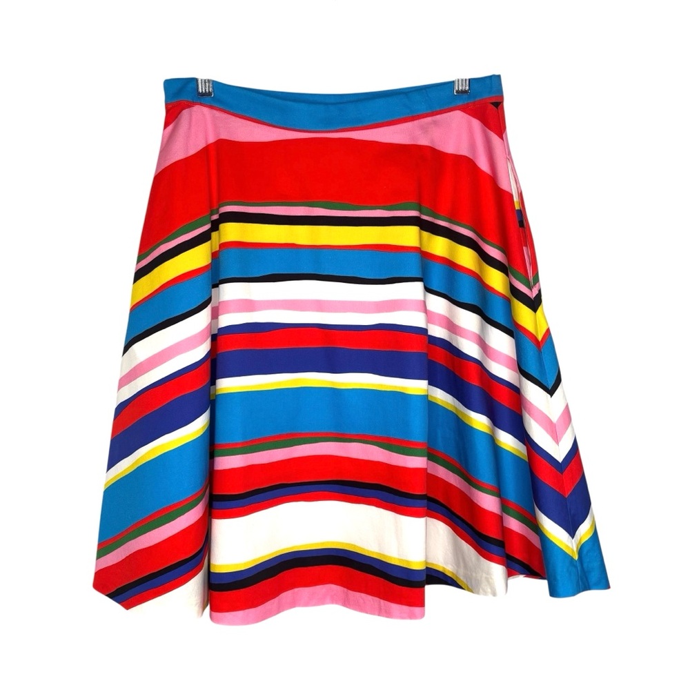 ICEBERG pop-art circle Skirt cotton colour stripes dopamine rainbow Fun size 8 - Picture 7 of 8